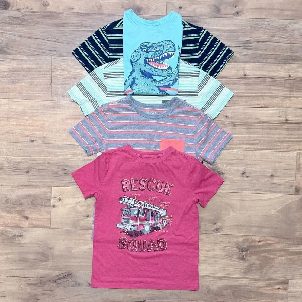 Bundle of 5 Cat & Jack Kids T-Shirts - Size M 8/10